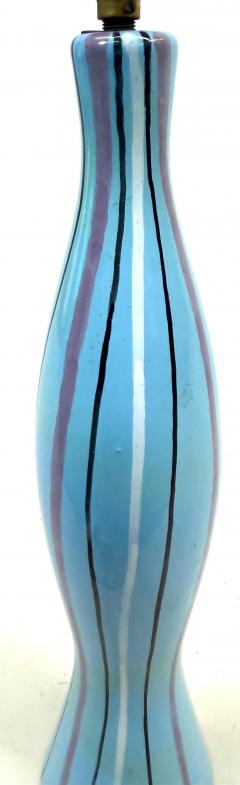  San Polo Italian Hand Paint Sculpture Table Lamp by Otello Rosa San Polo Venezia 1950 - 4523405