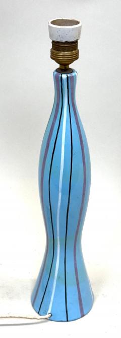  San Polo Italian Hand Paint Sculpture Table Lamp by Otello Rosa San Polo Venezia 1950 - 4523406