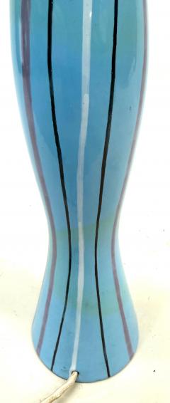  San Polo Italian Hand Paint Sculpture Table Lamp by Otello Rosa San Polo Venezia 1950 - 4523448