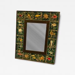  San Polo MID CENTURY ITALIAN CERAMIC SEA CREATURES MIRROR - 4607833
