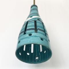  San Polo San Polo Italian Blue Ceramic Pendant Fixture - 892653