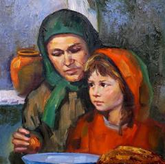  Sandu Liberman Mother and Daughter - 3228114