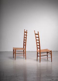  Sanguineti Pair of high back Chiavari chairs by Sanguineti - 1975416