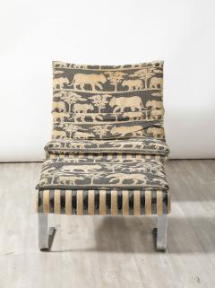  Saporiti Giovanni Offredi Onda Lounge Chair and Ottoman for Saporiti Italy circa 1970 - 3521776