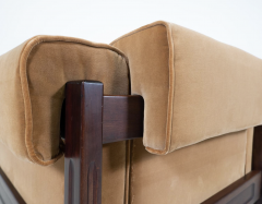  Saporiti Mid Century Pair of Armchairs by Saporiti Italy 1960s New Upholstery - 3398185