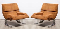  Saporiti Pair of Lounge Chairs - 2889864