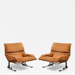  Saporiti Pair of Lounge Chairs - 2891304