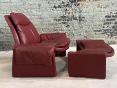  Saporiti Proposals for Saporiti Leather Lounge Chair and Ottoman Italy 1980 - 3132886