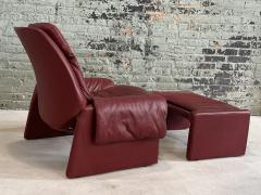  Saporiti Proposals for Saporiti Leather Lounge Chair and Ottoman Italy 1980 - 3132889