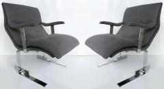  Saporiti Saporiti Italia Attributed Club Chairs New Kravet Upholstery Pair - 3502392