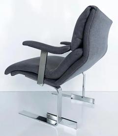  Saporiti Saporiti Italia Attributed Club Chairs New Kravet Upholstery Pair - 3502460