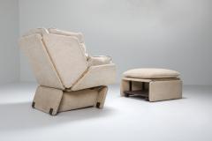  Saporiti Saporiti Lounge Chair with Ottoman 1970s - 1538544