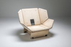 Saporiti Saporiti Lounge Chair with Ottoman 1970s - 1538545