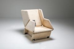  Saporiti Saporiti Lounge Chair with Ottoman 1970s - 1538546