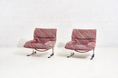  Saporiti Saporiti Onda Lounge Chairs Missoni Fabric circa 1970 s - 1949143