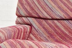  Saporiti Saporiti Onda Lounge Chairs Missoni Fabric circa 1970 s - 1949147