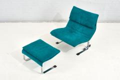  Saporiti Saporiti Onda Lounge Chairs Suede Italy 1970 - 2491578