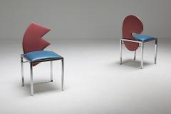  Saporiti Saporiti set of four chairs Warhol Malevich Kandinsky Fontana 1980s - 1337846