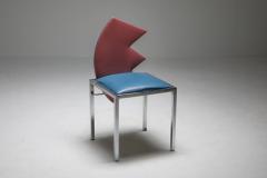  Saporiti Saporiti set of four chairs Warhol Malevich Kandinsky Fontana 1980s - 1337847