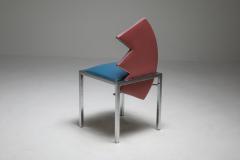  Saporiti Saporiti set of four chairs Warhol Malevich Kandinsky Fontana 1980s - 1337848