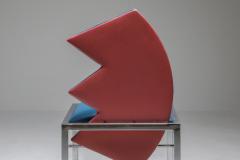  Saporiti Saporiti set of four chairs Warhol Malevich Kandinsky Fontana 1980s - 1337849
