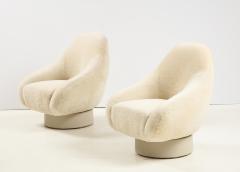  Saporiti SaporitiI Mid Century Sheepskin Chairs - 2024504