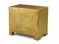  Sarreid Ltd Sarreid Ltd Spanish High Style Brass Clad Strongbox Commode Bedside Table 3 - 3169243