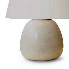  Saxbo Petite table lamp with vanilla harefur glaze by Saxbo - 980609