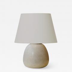  Saxbo Petite table lamp with vanilla harefur glaze by Saxbo - 981974