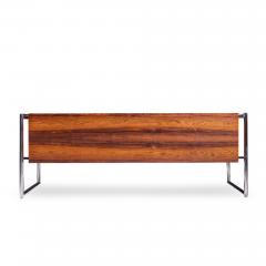 Scandiline Scandiline Mid Century Rosewood and Chrome Executive Desk - 4511230