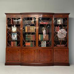  Schmieg Kotzian Schmieg Kotzian Georgian Breakfront or Bookcase Mahogany Satinwood 1920s - 3706935