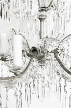  Schoenbeck Fine Quality Six Arm Crystal Chandelier Schoenbeck Lighting Attributed - 4125717