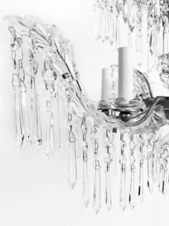  Schoenbeck Fine Quality Six Arm Crystal Chandelier Schoenbeck Lighting Attributed - 4125723