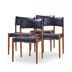  Schou Andersen M belfabrik Villy Schou Andersen Mid Century Danish Teak Dining Chairs Set of 4 - 4563551