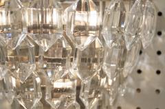  Schr der Leuchten Multi Tiered Crystal Silverplate Schr der Sconces - 135553