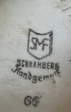  Schramberger Majolikafabrik Eva Zeisel Gobelin Vase by Schramberg 1930 - 4461517