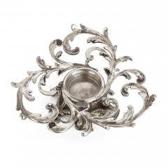  Schwarz Steiner Large antique Austrian silver and glass garniture by Schwarz Steiner - 3411381