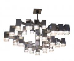  Sciolari Lighting 37 Light Chandelier by Sciolari Italy 1970s - 3538861