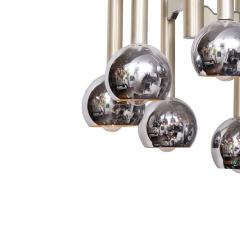  Sciolari Lighting Chic Nickel Chrome Pendant 1970s - 2704424