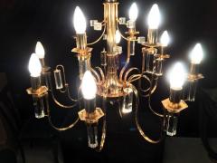  Sciolari Lighting Fine Crystal Sciolari Chandelier 1970s - 665782