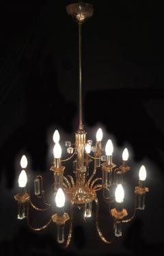  Sciolari Lighting Fine Crystal Sciolari Chandelier 1970s - 665788