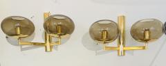  Sciolari Lighting Pair of 1960 Sciolari Italian Mid Century Wall Lamps - 3335588