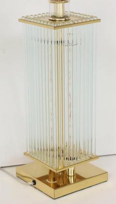  Sciolari Lighting Sciolari Brass and Glass Rod Table Lamps - 1061822
