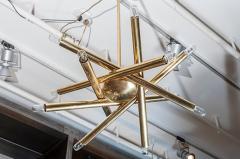  Sciolari Lighting Twelve Lights Brass Sciolari Chandelier - 4719173