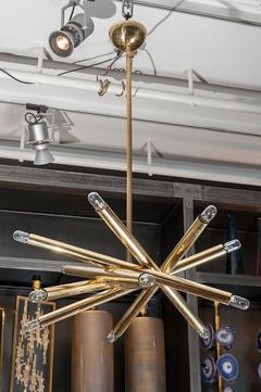 Sciolari Lighting Twelve Lights Brass Sciolari Chandelier - 4719179