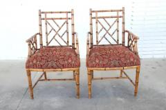  Scully Scully Pair Of Scully Scully FAUX BAMBOO ARM CHAIRS - 3697643