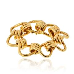  Seaman Schepps Seaman Schepps 22K Yellow Gold Mousetrap 8 Inches Bracelet - 4578897
