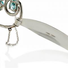  Seaman Schepps Seaman Schepps Blue Zircon and Diamond Bracelet - 2994317