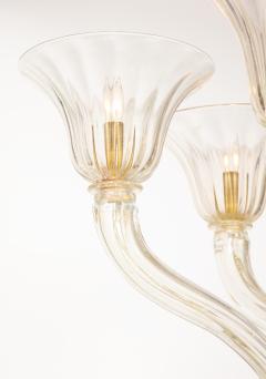  Seguso A Pair of Monumental 18 Light Murano Glass Chandeliers - 730771