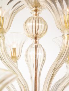  Seguso A Pair of Monumental 18 Light Murano Glass Chandeliers - 730774